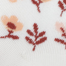 ふくふくにゃんこ フラワーパイルソックス