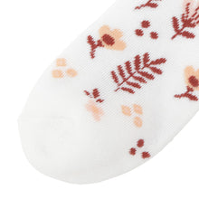 ふくふくにゃんこ フラワーパイルソックス