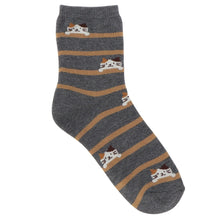 ふくふくにゃんこ しましまパイルソックス