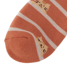 ふくふくにゃんこ しましまパイルソックス