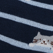 ふくふくにゃんこ しましまパイルソックス