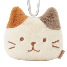 ふくふくにゃんこ ブラウンフェイスポーチ