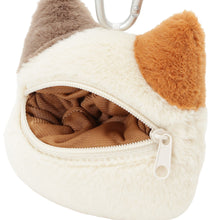 ふくふくにゃんこ ブラウンフェイスポーチ