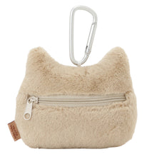 ふくふくにゃんこ ブラウンフェイスポーチ