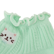 ふくふくにゃんこ メロウ刺繍ショートソックス