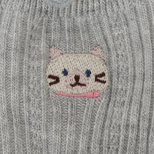 ふくふくにゃんこ メロウ刺繍クルーソックス