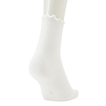 ふくふくにゃんこ メロウ刺繍クルーソックス