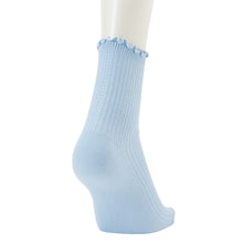 ふくふくにゃんこ メロウ刺繍クルーソックス