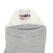 ふくふくにゃんこ かかとカバーソックス