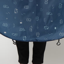 ふくふくにゃんこ レインチャリポンチョ