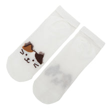 ふくふくにゃんこ シースルー ソックス