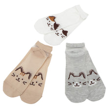 ふくふくにゃんこ シースルー ソックス