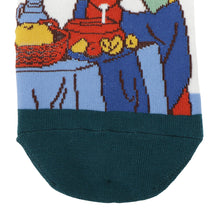 ふくふくにゃんこ 絵画 ソックス