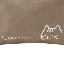 ふくふくにゃんこ  フェイスフラットポーチ