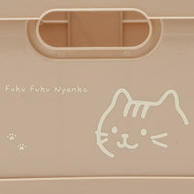ふくふくにゃんこ フェイス折りたためるプラコンテナSサイズ
