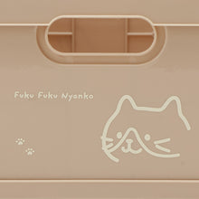 ふくふくにゃんこ フェイス折りたためるプラコンテナSサイズ