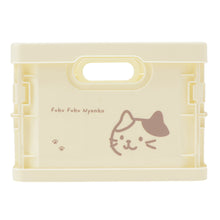 ふくふくにゃんこ フェイス折りたためるプラコンテナSサイズ