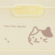 ふくふくにゃんこ フェイス折りたためるプラコンテナSサイズ