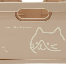 ふくふくにゃんこ フェイス折りたためるプラコンテナMサイズ
