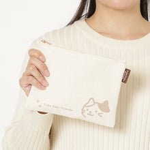 ふくふくにゃんこ  フェイスフラットポーチ