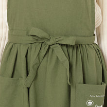 ふくふくにゃんこ スイーツカフェフレアギャザーエプロン