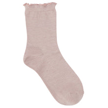 ふくふくにゃんこ 吸湿発熱メロウ刺繍クルーソックス