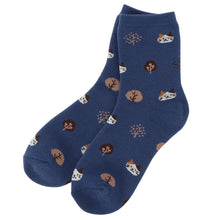 ふくふくにゃんこ こもれびパイルソックス