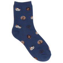 ふくふくにゃんこ こもれびパイルソックス