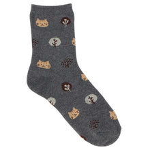 ふくふくにゃんこ こもれびパイルソックス