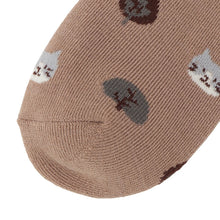 ふくふくにゃんこ こもれびパイルソックス