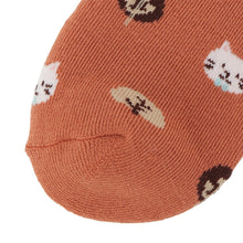 ふくふくにゃんこ こもれびパイルソックス