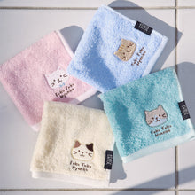 ふくふくにゃんこ 抗菌防臭ハンドタオル