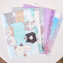 ふくふくにゃんこ インデックス付きクリアファイル