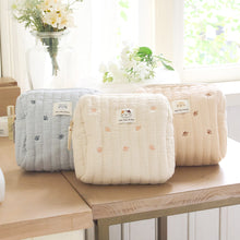 ふくふくにゃんこ コットンスクエアポーチ