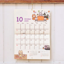 Fuku Fuku Nyanko 2025年壁掛けカレンダー