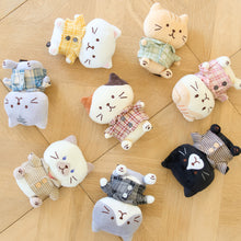 ふくふくにゃんこ 着せ替えチェックシャツ