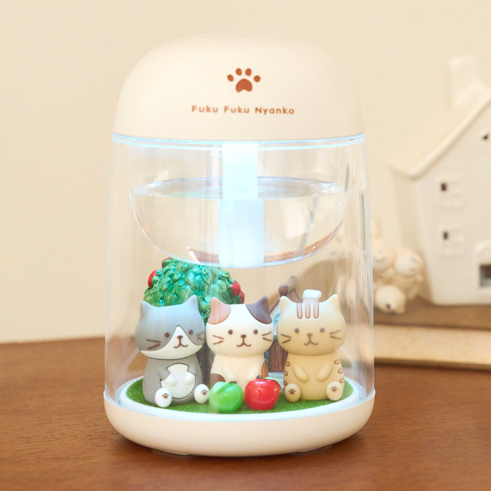 ふくふくにゃんこ パーソナル加湿器（ガーデン型） – HAPiNS online shop