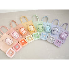 ふくふくにゃんこ カラフルメッシュポーチ