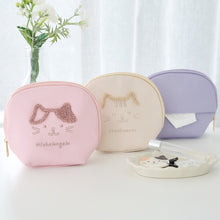 ふくふくにゃんこ おかおさがらラウンドティッシュポーチ