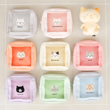 ふくふくにゃんこ カラフルメッシュポーチ