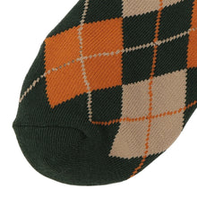 ふくふくにゃんこ アーガイル刺繍パイルソックス