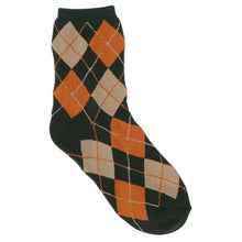 ふくふくにゃんこ アーガイル刺繍パイルソックス