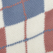 ふくふくにゃんこ アーガイル刺繍パイルソックス