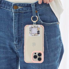 ふくふくにゃんこ カラビナ付きストラップホルダー