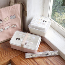 ふくふくにゃんこ フェイス1段ランチボックス