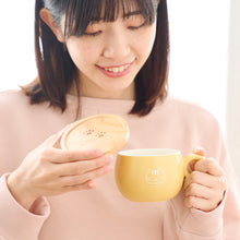 ふくふくにゃんこ 木製ふた付きマグカップ