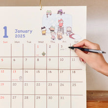 Fuku Fuku Nyanko 2025年壁掛けカレンダー