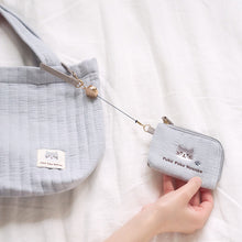 ふくふくにゃんこ コットンリール付きパスケース