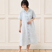 ふくふくにゃんこ レーヨンプリント前開きワンピース