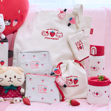 ふくふくにゃんこ いちごボックスポーチ